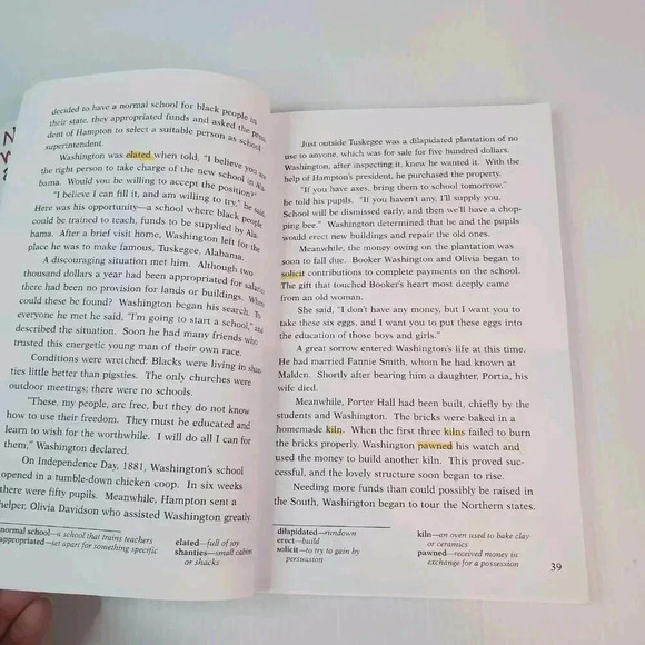 Abeka Of America 1 Student Textbook 5th Grade Reading Curriculum Homeschool Book - Picture 9 of 11